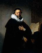 Portrait of Johannes Wtenbogaert, Rembrandt